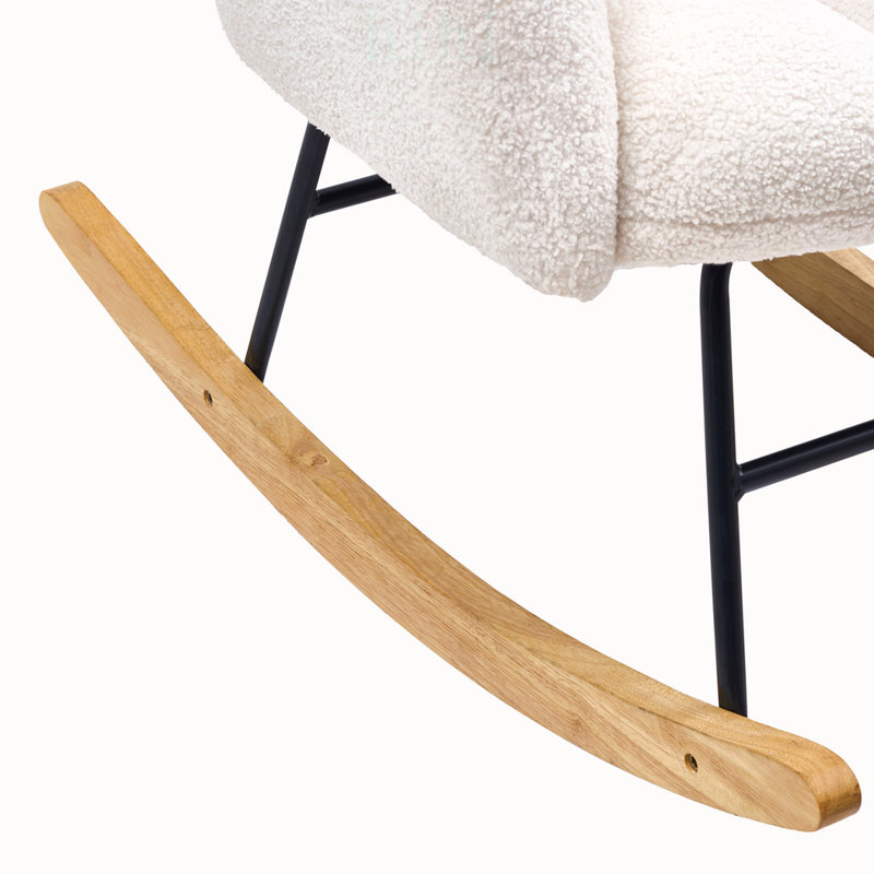 Rubber Wood Rocking Chair