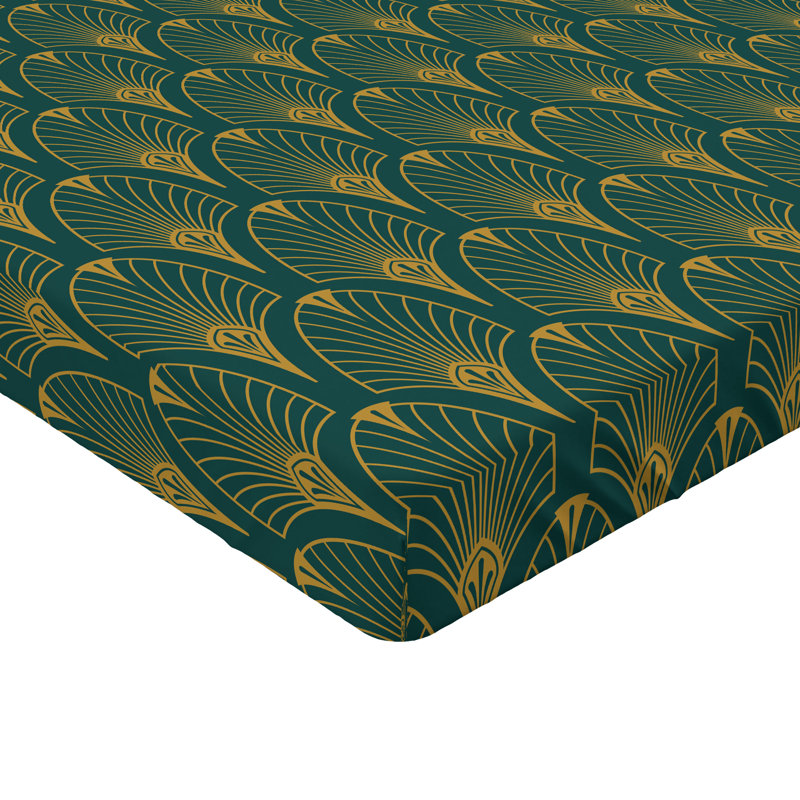 Drap-housse art déco Ambesonne, Drap-housse de taille simple