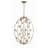 4 - Light Dimmable Lantern Globe Chandelier
