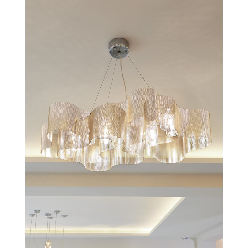 Shellenbarger Shaded LED Chandelier