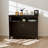 Kitchen Storage Sideboard, Dining Buffet Server Cupboard Cabinet,Console Table with Adjustable Shelf-807396672