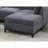 Chenille Fabric Modular Sectional 9Pc Set Living Room Furniture Corner Sectional Couch 3X Corner Wedge 4X Armless Chairs And 2X Ottomans Tufted Back Exposed Wooden Base-1739323230