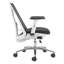 Fauteuil de bureau ergonomique pivotant à haut dossier