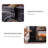 Black Solid Wood Freestanding Fireplace