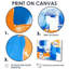 «Blue and Orange Kinetic Energy I», impression d'art mural minimalisme-528494984-528494985-528494994