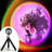 RGB Sunset Projection Lamp Floor Lamp with Flexible Tripod Stand