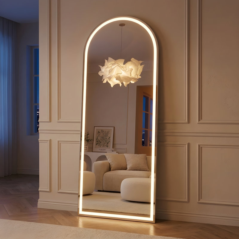 Miroir pleine grandeur à DEL à intensité variable, 71 po x 24 po