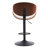 Swivel Adjustable Height Bar Stools Pu Leather Counter Stools With Bentwood Back For Bar, Kitchen And Dining Room-344969821-344063396