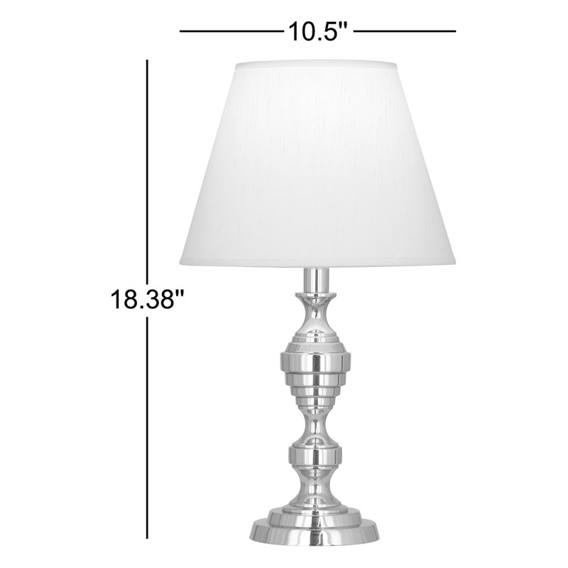 Arthur Table Lamp, Polished Nickel