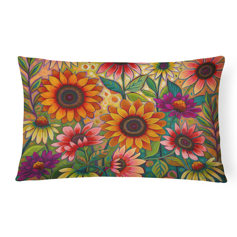  Housse et insert de coussin d'extérieur pour l'extérieur, Tournesol d'automne surprise