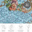 Flomi Florence Machine Woven Turquoise Rug-99987301