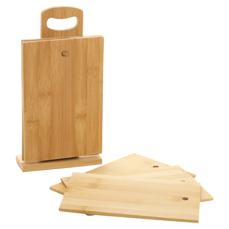 7 Piece Bamboo Chopping Board Set