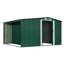 11 ft. W x 9 ft. D Galvanised Steel Garden Shed-416745590
