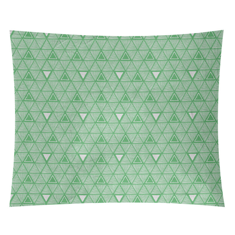 Tapisserie, H 27,5 po x l 37,5 po, Vert/blanc
