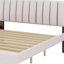 Lit plateforme tapissier avec lit gigogne-189290228