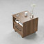 Kava 9681 - 20" Nightstand - Natural Walnut-1517849990