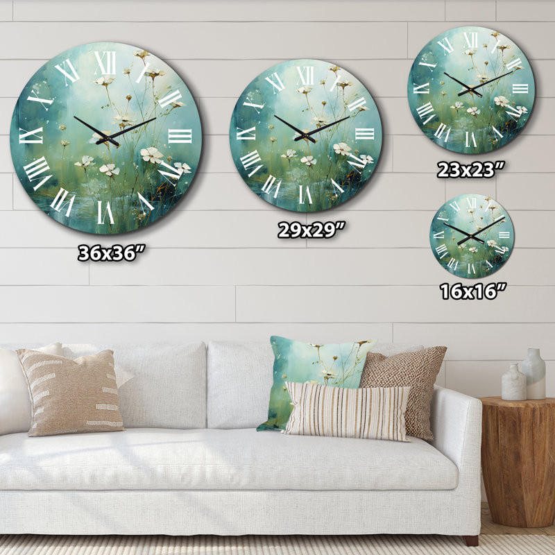 Horloge murale en métal Yaghlef, Très grand