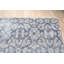 Tapis gris rustique noué à la main Xena