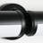 Modern 2-Light Matte Black LED Wall Sconce with Rotatable Acrylic Tube Shades