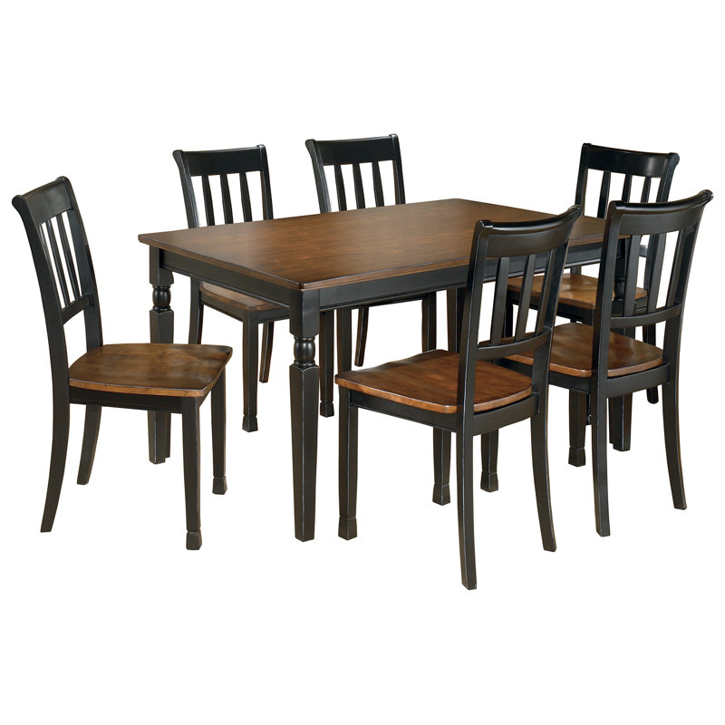 Table et chaises Owingsville, 13, Noir