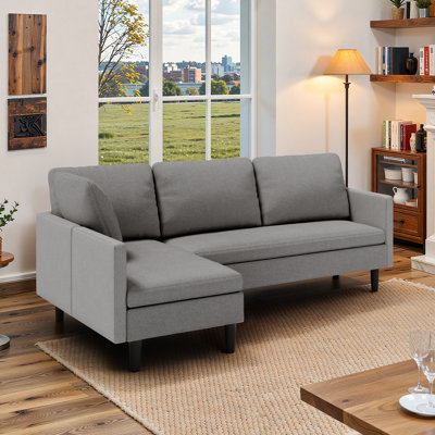79.1" Sectional Couches For Living Room Modern Modular L-Shape Sofa，Deep Seat Upholstered Sofa