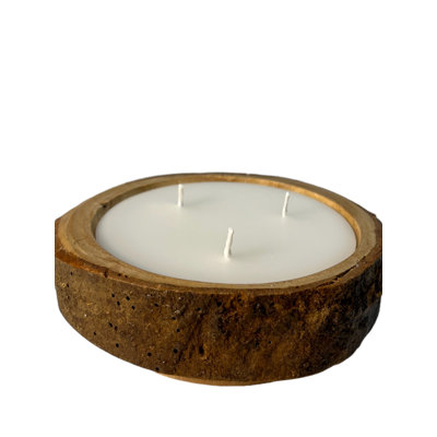 Wood Tabletop Candlestick