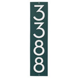 Floating Modern 3" Number Vertical Address Plaque (4 Digits)