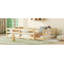 Lit sur pied, lit sur pied avec clôture Montessori, lit sur pied en bois Montessori-318023725-318023727