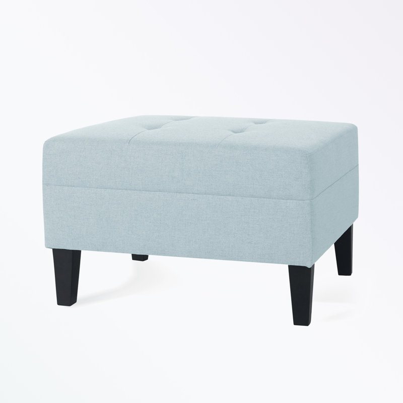 Repose-pieds Anjuman, Polyester ciel clair, Light Sky 