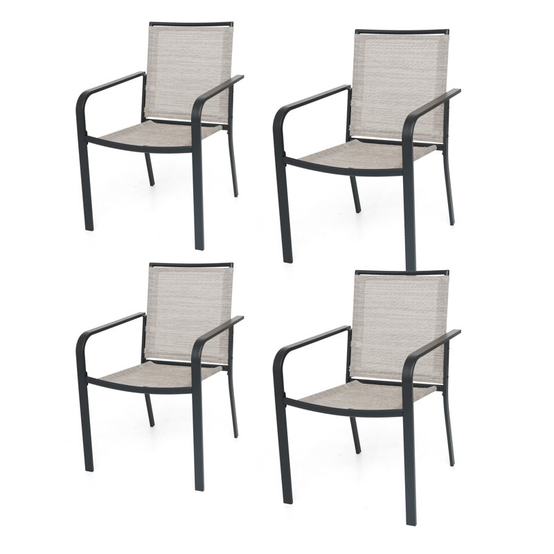 Square Outdoor Dining Set, Beige