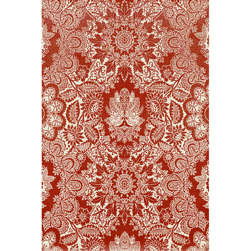 Tapisserie baroque rouge II, H 48 po x l 32 po