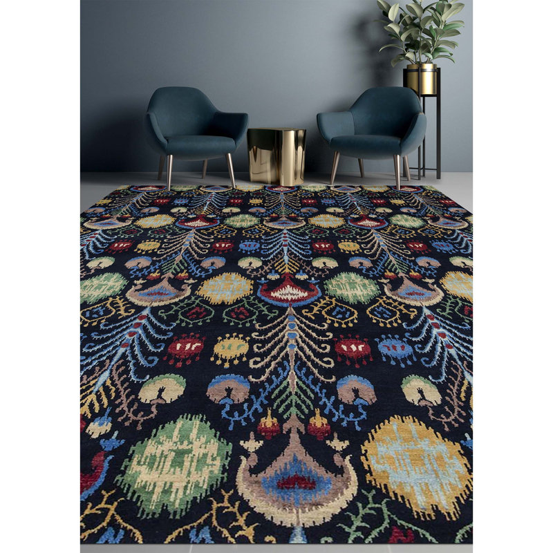 Hand Woven Wool Area Rug