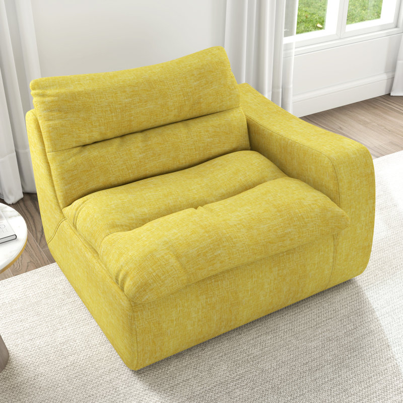 Canapé modulaire moderne, Jaune