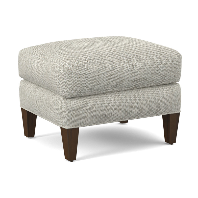 Upholstered Ottoman, Pecan, 61641-88