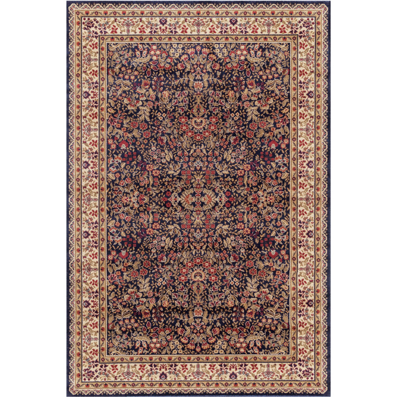Tapis vert à tissage plat Edmont, Rectangle 5 pi 3 po x 7 pi 7 po