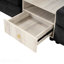 Canapé modulaire rembourré 95,7 po avec accoudoirs de rangement et console centrale pour salon Modern-903737637