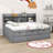 Ephinne 3 Drawers Wooden Platform Bed with Shelves and Twin Size Trundle-1775916804-1775916805