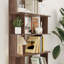 Ensemble de 2 bibliothèques combinées pour économiser de l'espace et une bibliothèque d'angle de 55 cm de longueur et 80 cm de longueur, 2 bibliothèques de groupe L en forme de X 1 + I en forme de bibliothèque X 1-577604589