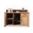 62.99" Brown Standard Solid Reception Desk