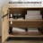 4 In 1 Sideboard Buffet Cabinets With Glass Doors And 2 Drawers, Modern Sideboard Credenza With Adjustable Shelf And Metal Base, Coffee Bar Cabinet Storage Cabinet For Kitchen-1719732398