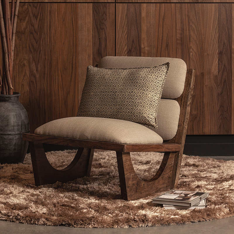 Opulent Upholstered Accent Chair