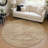 Emalisse Beige Washable Indoor-Outdoor Rug - LOOMLAN-1352845865
