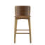 Ensemble de 2 chaises de bar en bois Pari