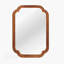  Miroir de coin décoratif en bois massif-22403231-22403230