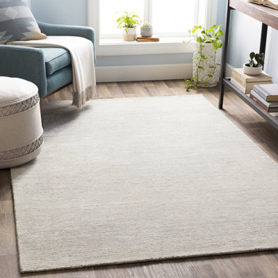 Gonzalas Handmade Tufted Gray Area Rug