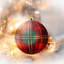 Jasmany 4'' Plaid Ball Ornament
