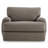 Plush Upholstered Swivel Armchair