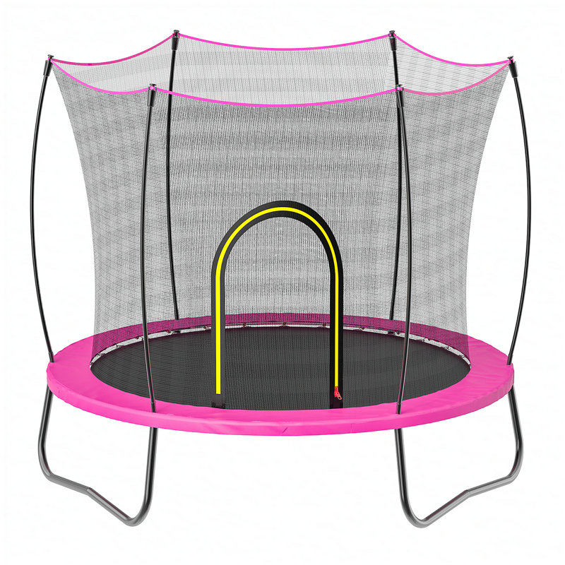 Rectangle trampoline--Elastic-PINK