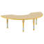 Table d'activité demi-lune 36 "x 72" avec pieds réglables-39310957-99075978