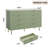  Modern Fluted 8-Drawer Dresser – Extra Large 54" Wide Chest with Deep Storage Drawers, Double Dresser TV Stand for Bedroom, Living Room, Kids Room and Home Office – Dull Grayish Green